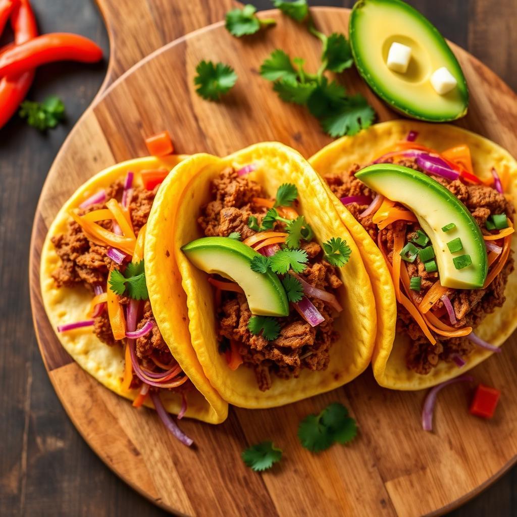 Tacos colorés